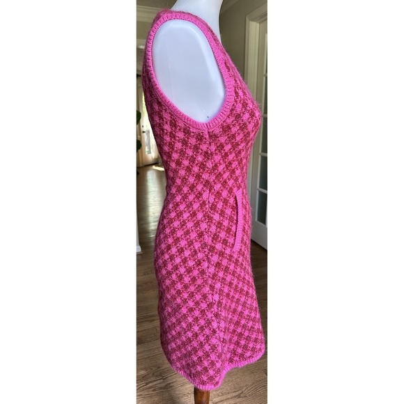 Zara Bloggers Favorite Knit Checkered Sweater Dress, Size Small - Picture 9 of 11